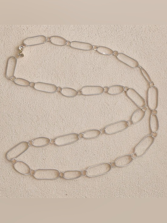 Silpada Jewelry - Silpada “Lasting Impression” Sterling Silver Linked Necklace 36” inches N2731